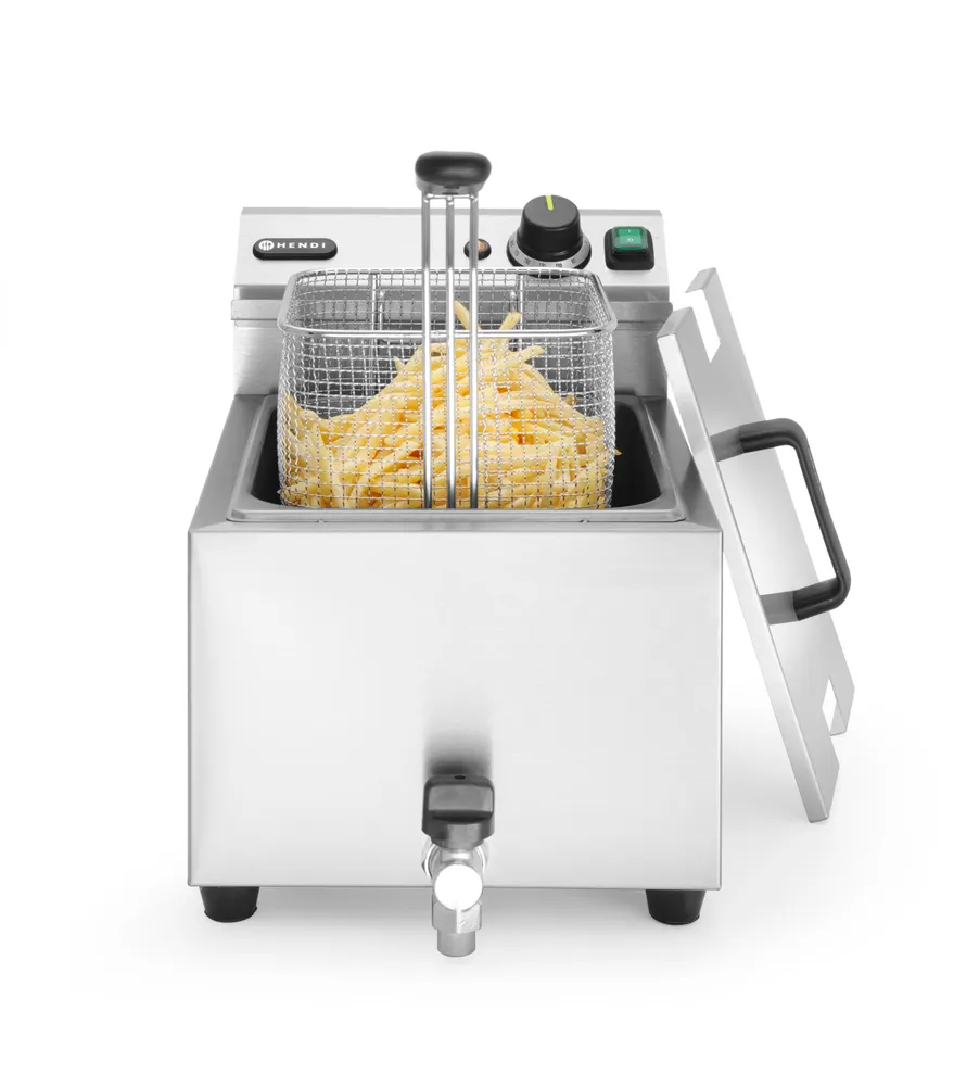 Vis Deep fryer Profi Line with drain tap, 8 l, HENDI, Profi Line, 8L, Light grey, 230V/3500W, 305x515x(H)354mm, bilde 3