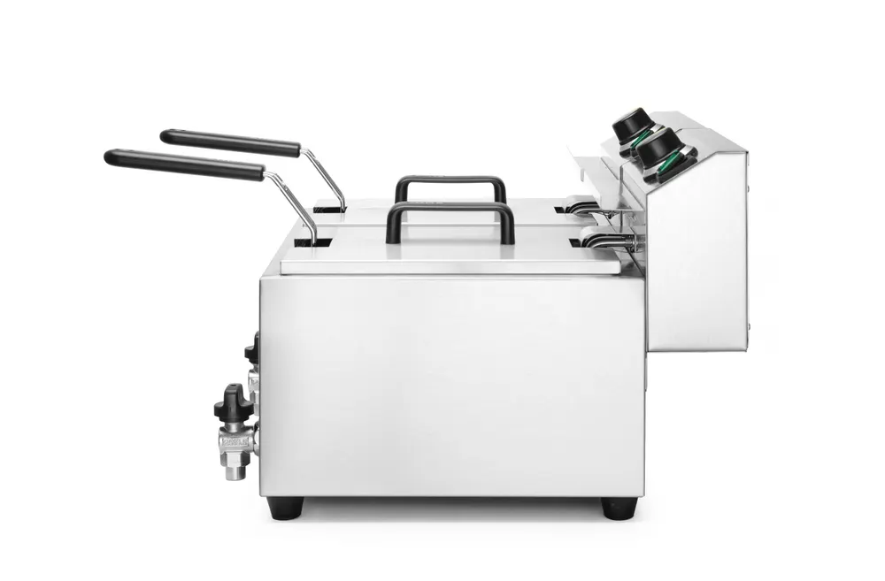 Vis Deep fryer with drain tap, 2x8 L, HENDI, Profi Line, 16L, 230V/7000W, 610x515x(H)369mm, bilde 5