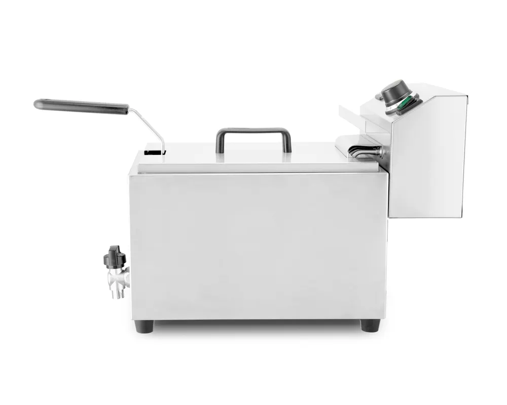 Vis Deep fryer XL with drain tap, HENDI, Profi Line, 10L, 400V/6600W, 300x585x(H)377mm, bilde 3