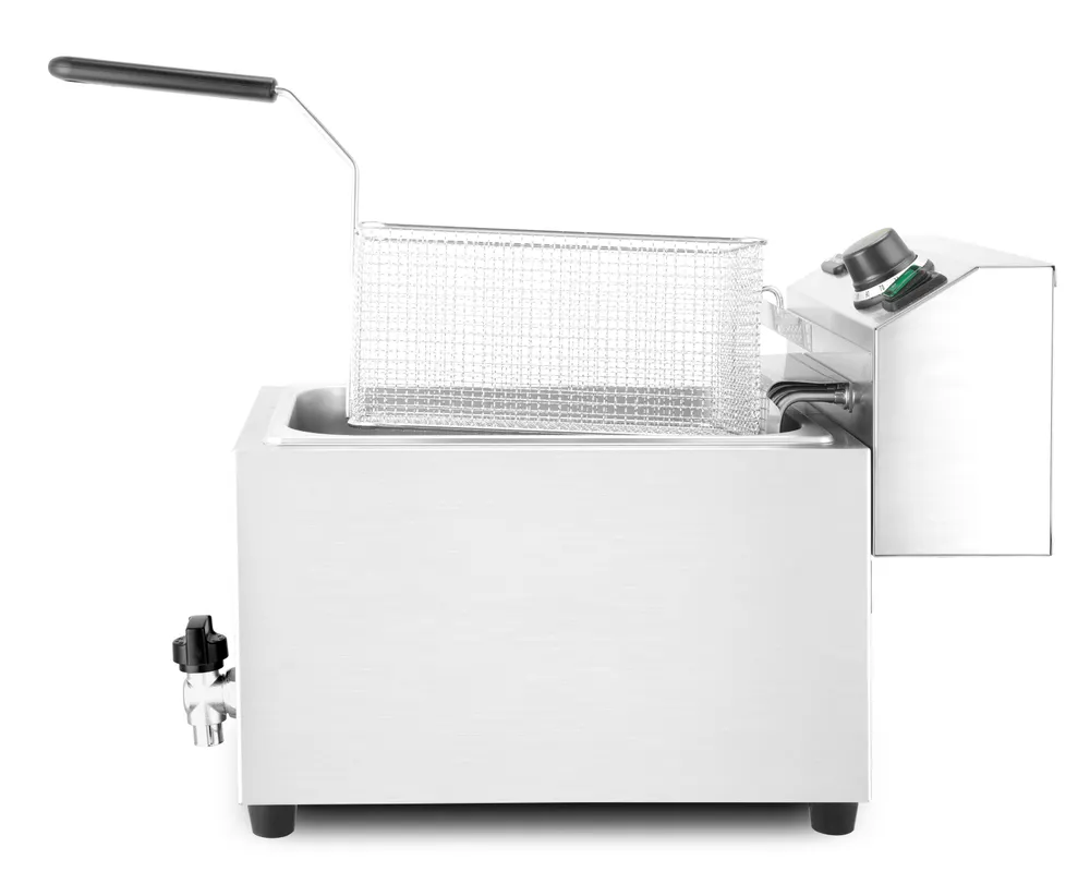 Vis Deep fryer XL with drain tap, HENDI, Profi Line, 10L, 400V/6600W, 300x585x(H)377mm, bilde 4