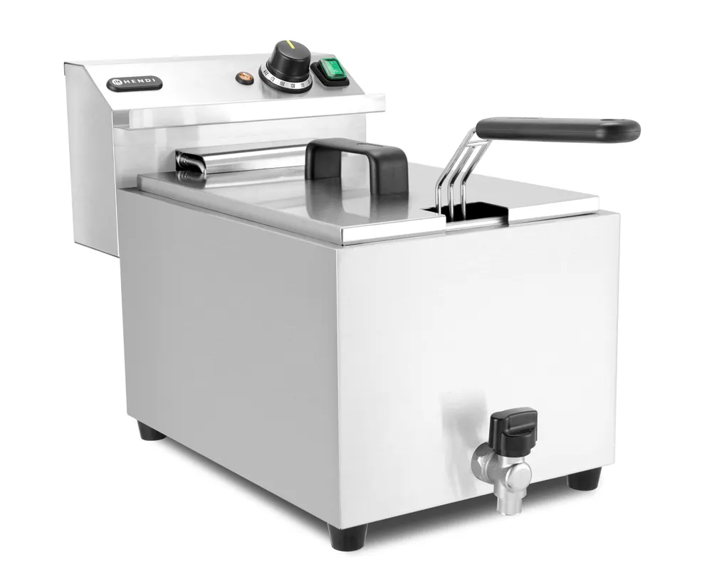 Vis Deep fryer XL with drain tap, HENDI, Profi Line, 10L, 400V/6600W, 300x585x(H)377mm, bilde 2