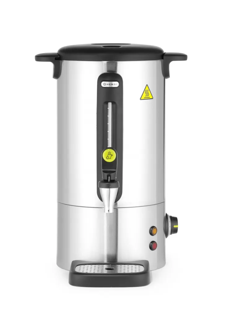 Hot drinks boiler UNIQ, HENDI, designed by Robert Bronwasser, 9L, Silver, 230V/950W, 307x330x(H)450mm