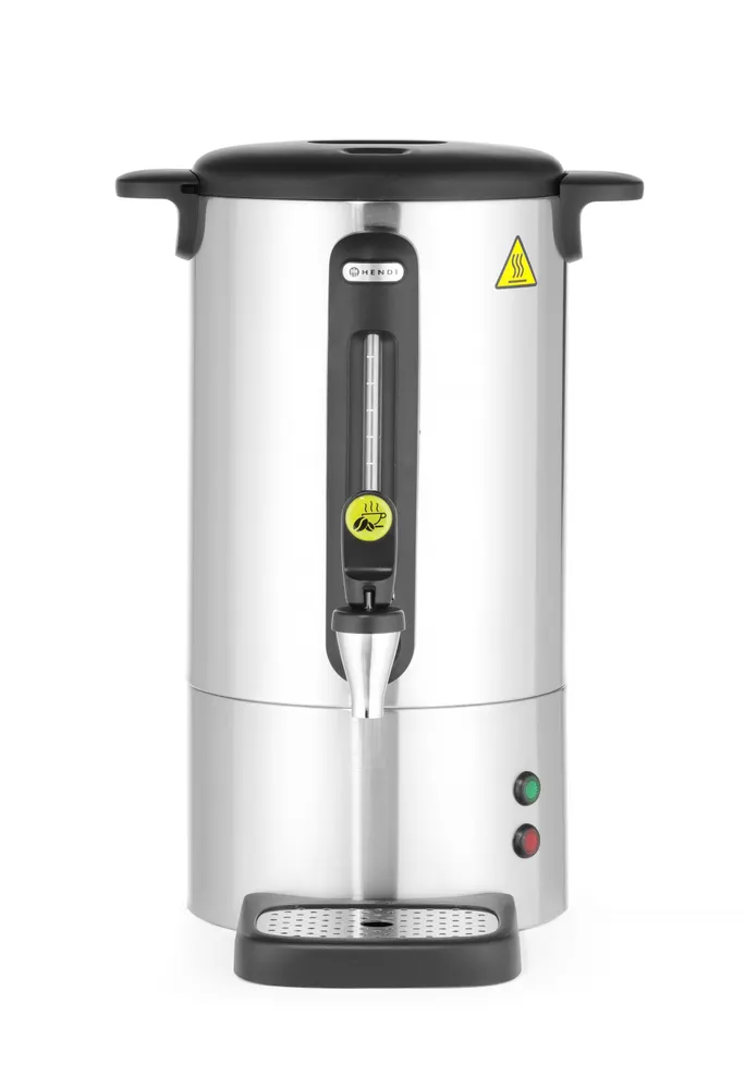 Percolator UNIQ, HENDI, designed by Robert Bronwasser, 7L, Silver, 230V/1050W, 307x330x(H)450mm