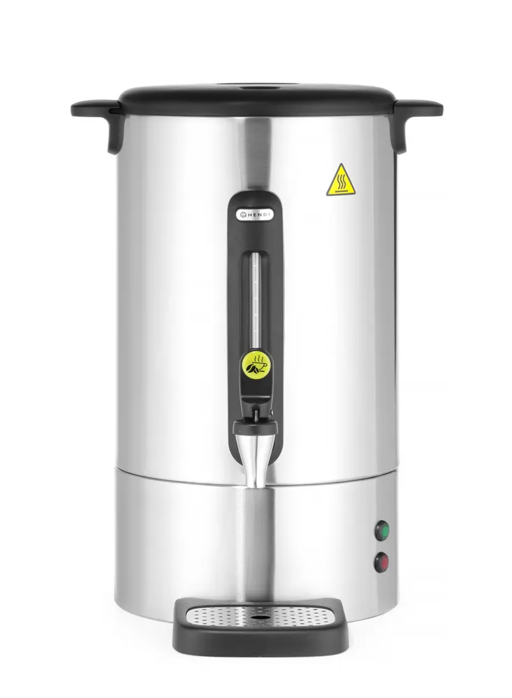 Percolator UNIQ, HENDI, designed by Robert Bronwasser, 14L, Silver, 230V/1750W, 357x380x(H)502mm