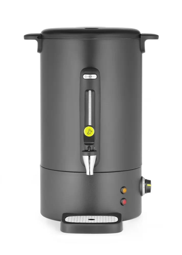 Hot drinks boiler UNIQ, HENDI, designed by Robert Bronwasser, 16L, Black, 230V/1650W, 357x380x(H)502mm