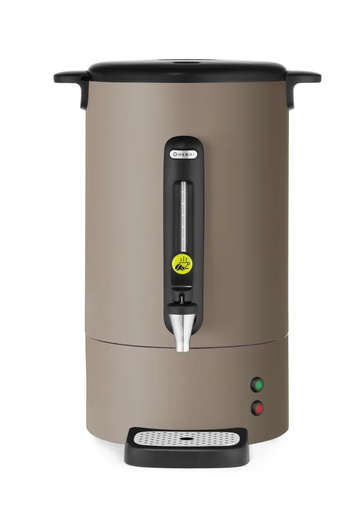 Percolator UNIQ, HENDI, designed by Robert Bronwasser, 14L, Taupe, 230V/1750W, 357x380x(H)502mm