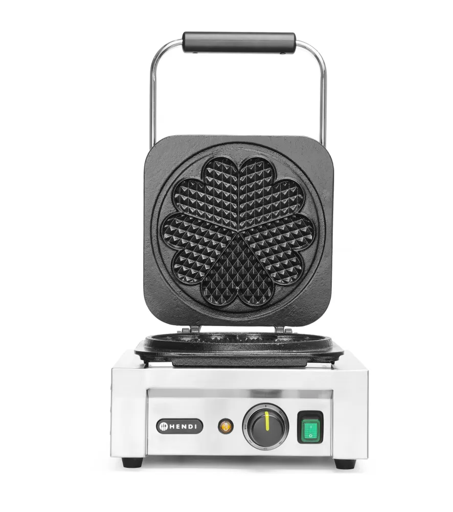 Waffle maker 'Heart', HENDI, 230V/2200W, 330x543x(H)251mm