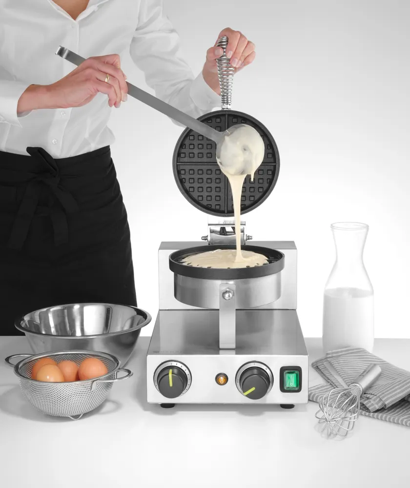 Vis Waffle maker round, HENDI, 230V/1000W, 250x491x(H)285mm, bilde 2