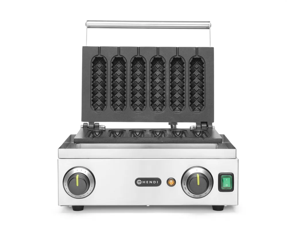 Waffle maker corn dog, HENDI, 230V/1550W, 390x378x(H)229mm
