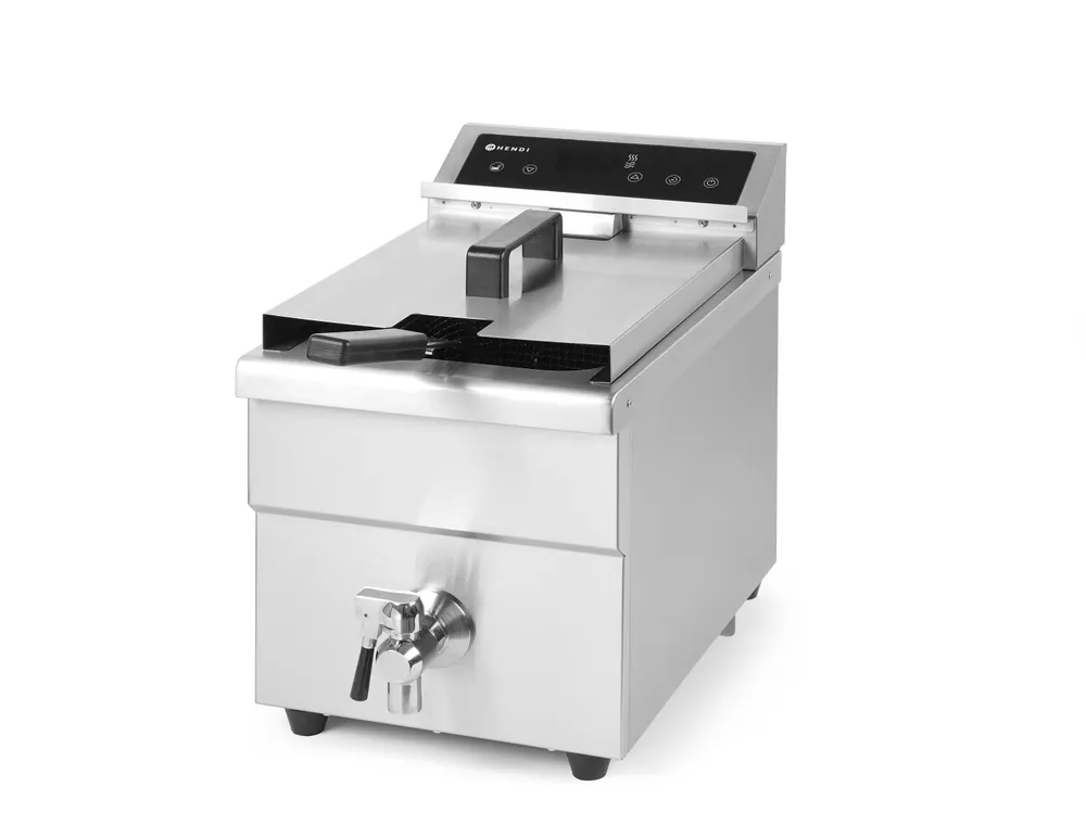 Vis Induction deep fryer with drain tap, 8 l, HENDI, 8L, Light grey, 230V/3500W, 288x619x(H)408mm, bilde 6