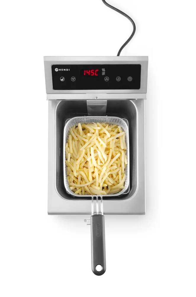 Vis Induction deep fryer with drain tap, 8 l, HENDI, 8L, Light grey, 230V/3500W, 288x619x(H)408mm, bilde 8