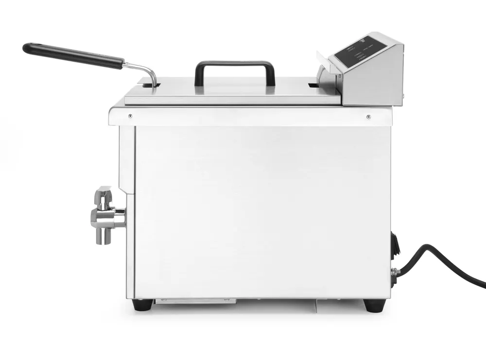 Vis Induction deep fryer with drain tap, 8 l, HENDI, 8L, Light grey, 230V/3500W, 288x619x(H)408mm, bilde 2