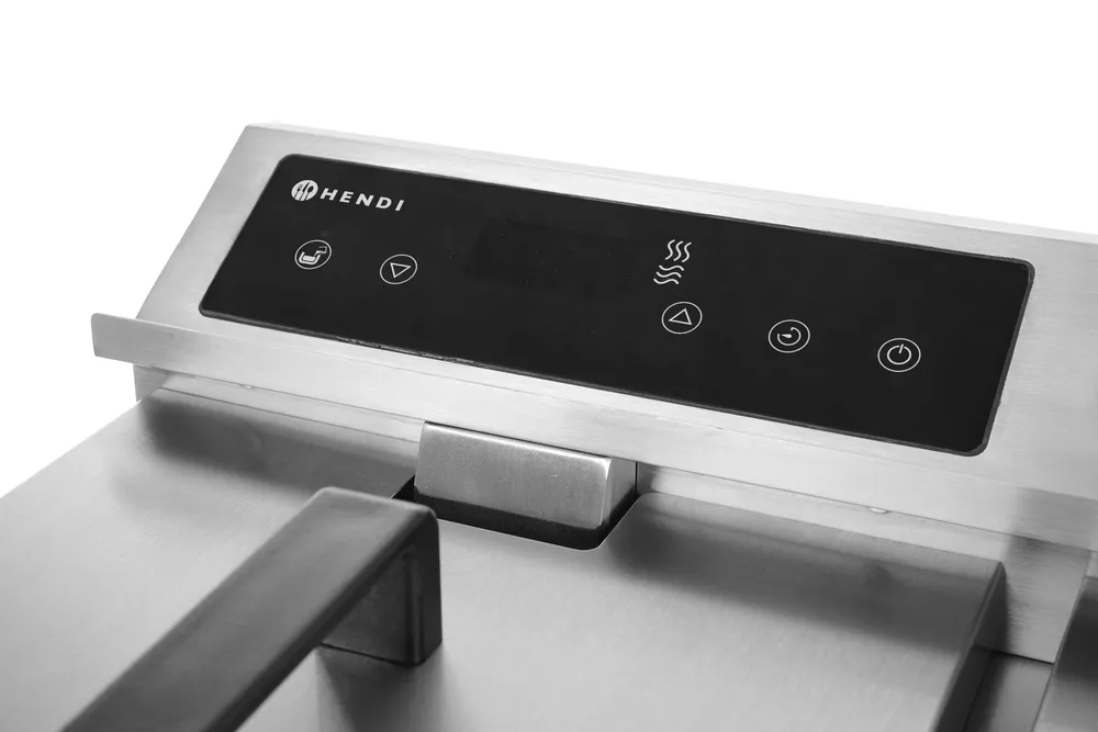 Vis Induction deep fryer with drain tap, 8 l, HENDI, 8L, Light grey, 230V/3500W, 288x619x(H)408mm, bilde 7