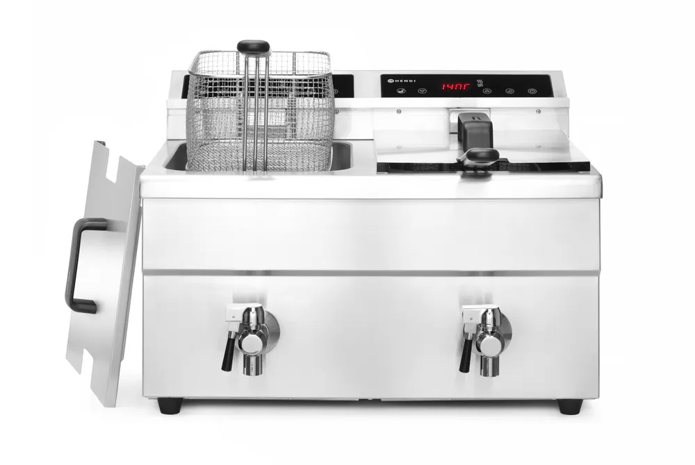 Vis Induction deep fryer with drain tap - 2 x 8 l, HENDI, Profi Line, 16L, 230V/7000W, 577x609x(H)410mm, bilde 9