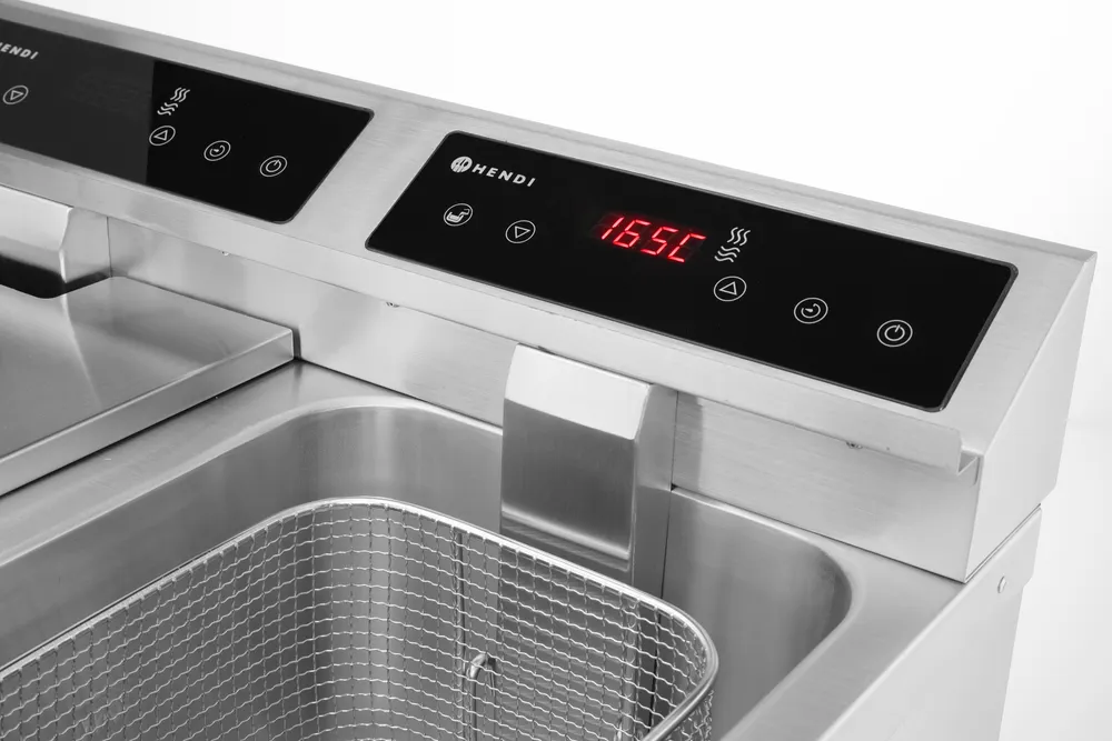 Vis Induction deep fryer with drain tap - 2 x 8 l, HENDI, Profi Line, 16L, 230V/7000W, 577x609x(H)410mm, bilde 5