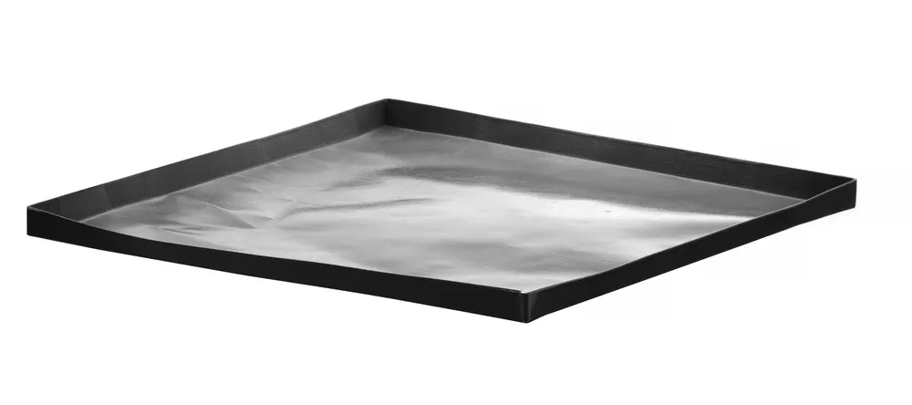 High-speed oven tray, non-stick, HENDI, Black, 280x280x(H)15mm, Square