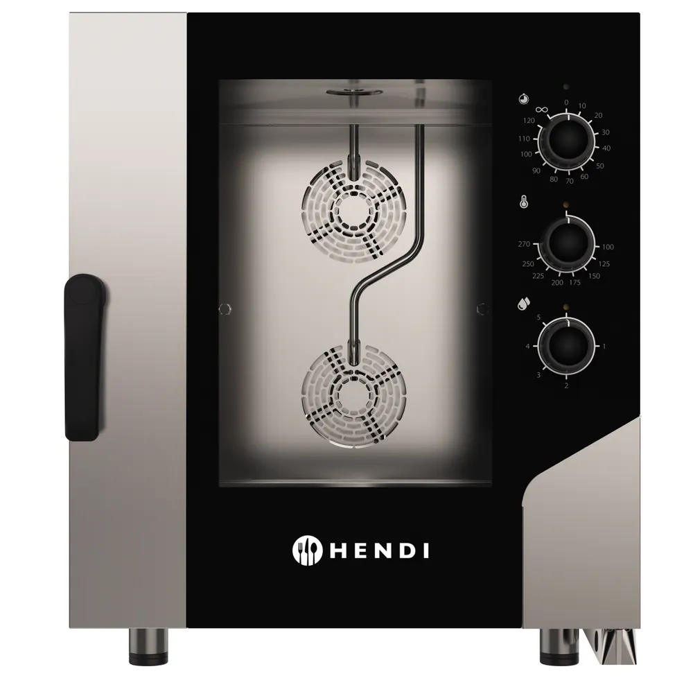 Convection steam oven CONTROL 7x GN1/1, HENDI, 400V/10400W, 730x855x(H)850mm