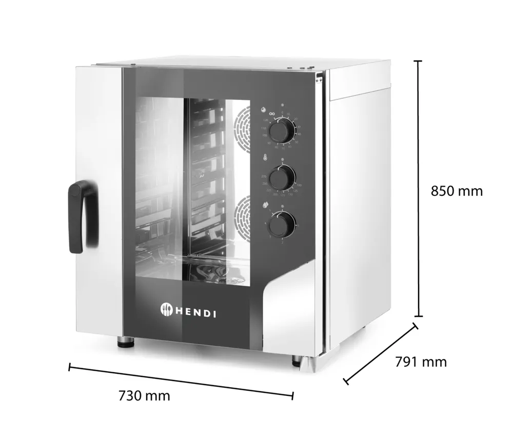 Vis Convection steam oven CONTROL 7x GN1/1, HENDI, 400V/10400W, 730x855x(H)850mm, bilde 2