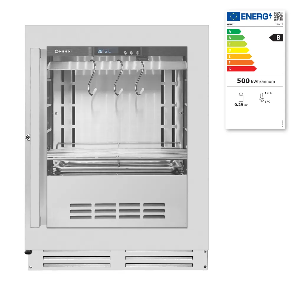 Vis Undercounter dry aging cabinet, HENDI, 98L, 220-240V/170W, 595x620x(H)830mm, bilde 6