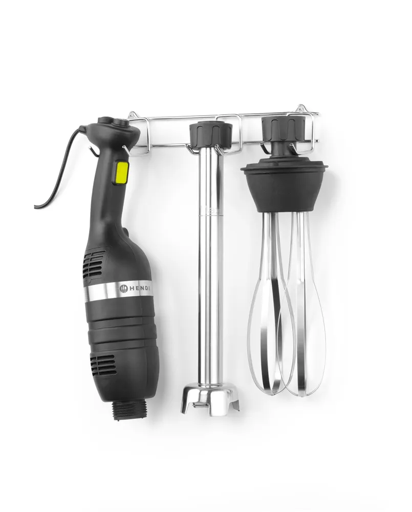 Vis Set: Stick blender 350 with variable speed + whisk + wall-mounted rack, HENDI, Kitchen Line, Black, 230V/350W, 110x324x(H)816mm, bilde 5