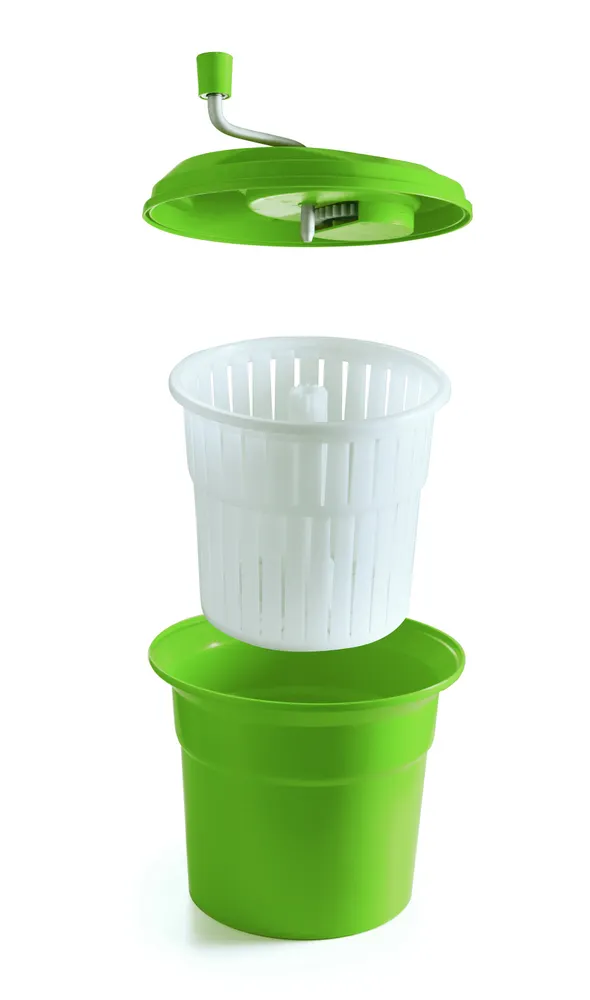 Vis Salad spinner, HENDI, 12L, Green, ⌀335x(H)430mm, bilde 3