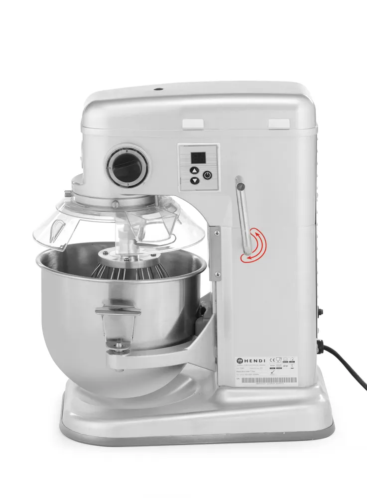 Vis Planetary mixer, HENDI, Kitchen Line, 7L, Silver, 230V/650W, 317x440x(H)490mm, bilde 2