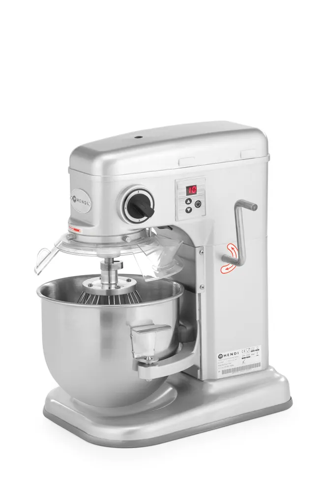Vis Planetary mixer, HENDI, Kitchen Line, 7L, Silver, 230V/650W, 317x440x(H)490mm, bilde 4