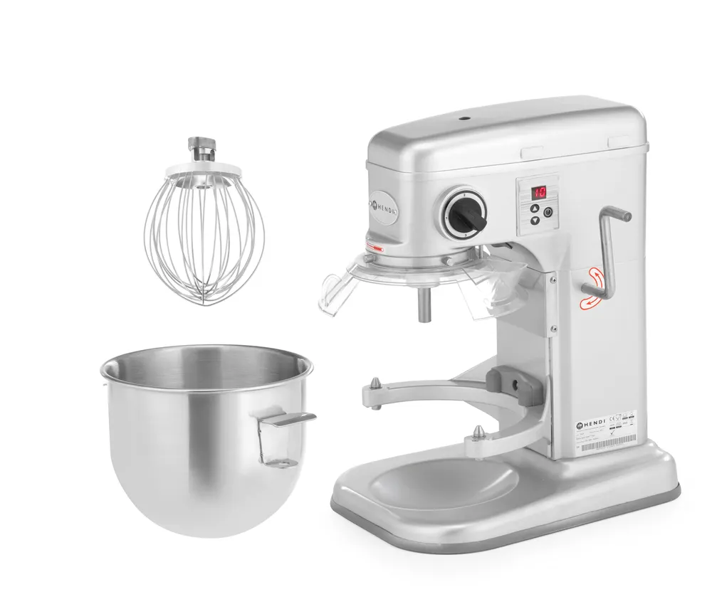 Vis Planetary mixer, HENDI, Kitchen Line, 7L, Silver, 230V/650W, 317x440x(H)490mm, bilde 5