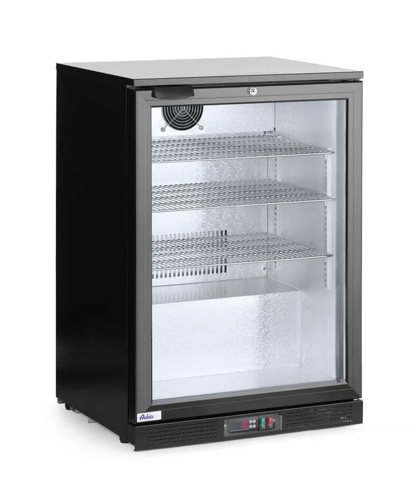 Vis Back bar refrigerator single-door, Arktic, 105L, Black, 230V/123W, 600x530x(H)865mm, bilde 2