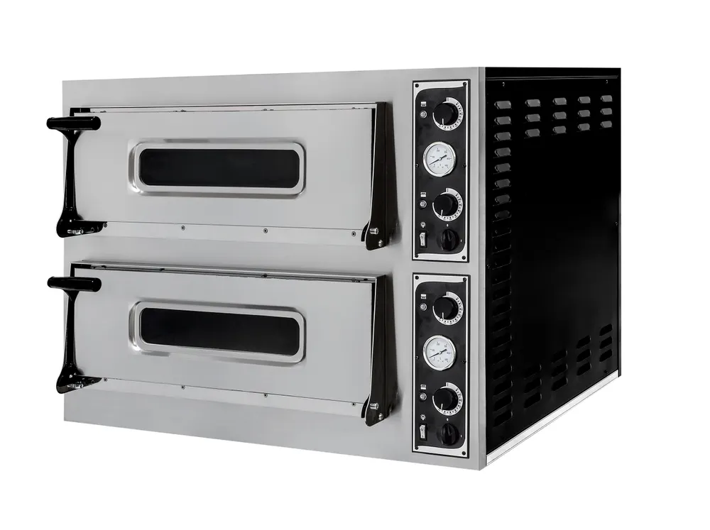 Vis Pizza oven BASIC 44, HENDI, 2 chambers, 400V/9400W, 975x925x(H)745mm, bilde 2