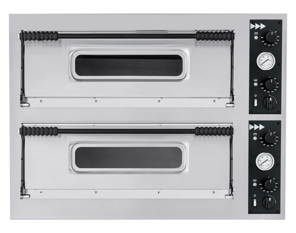 Vis Pizza oven BASIC XXL 66, HENDI, 2 chambers, 400V/18000W, 1365x955x(H)745mm, bilde 2