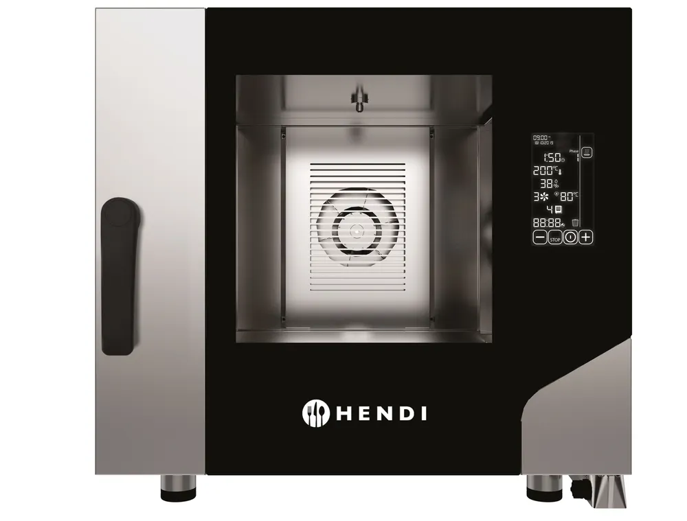 Convection steam oven CONTACT 5x GN1/1, HENDI, 400V/7800W, 730x849x(H)700mm