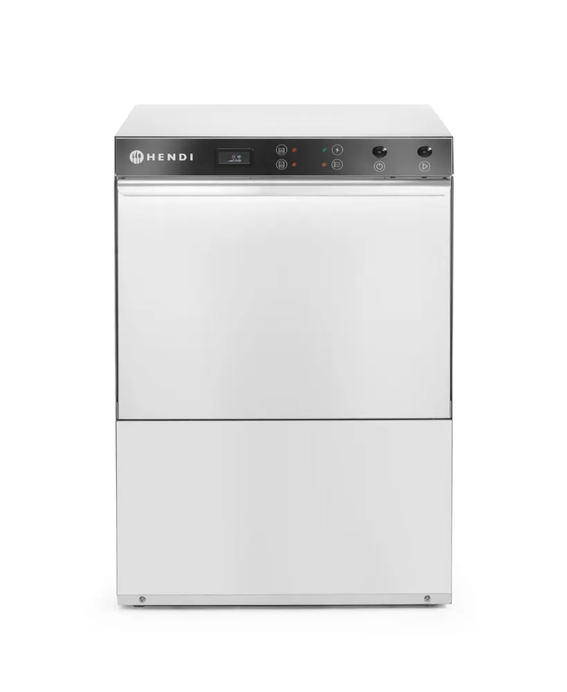 Vis Dishwasher 50x50 - electromechanical control, HENDI, Budget Line, with drain and detergent pump, 400V/6600W, 570x600x(H)830mm, bilde 2