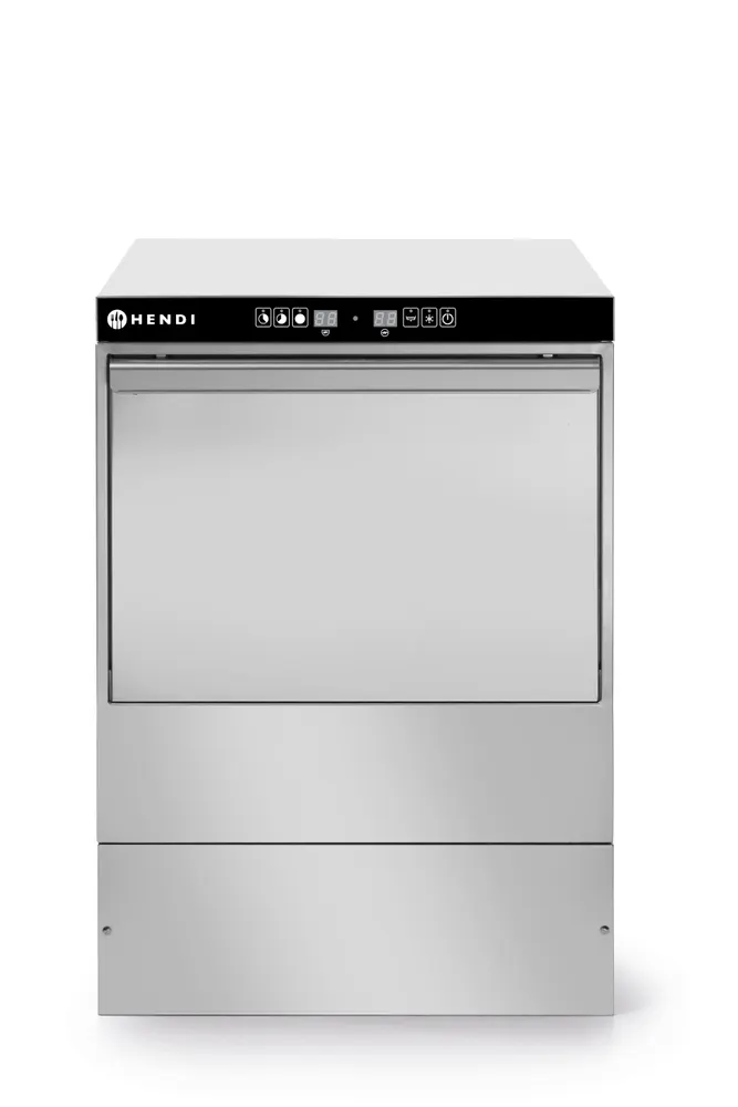 Glasswasher 40x40 - electronic control, HENDI, Kitchen Line, 230V/2800W, 470x510x(H)710mm
