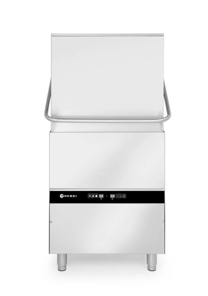 Hood dishwasher - electronic controller, HENDI, Kitchen Line, 400V/8600W, 750x880x(H)1412mm