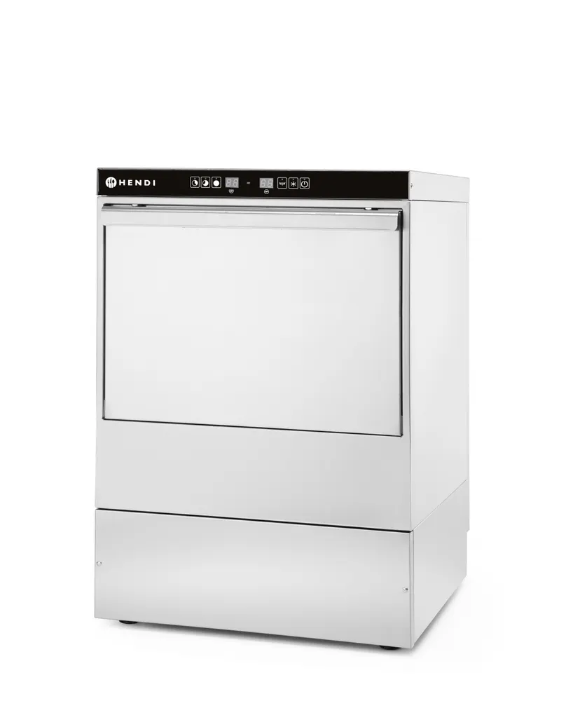Dishwasher 50x50 - electronic control, HENDI, Kitchen Line, 400V/6600W, 570x600x(H)830mm