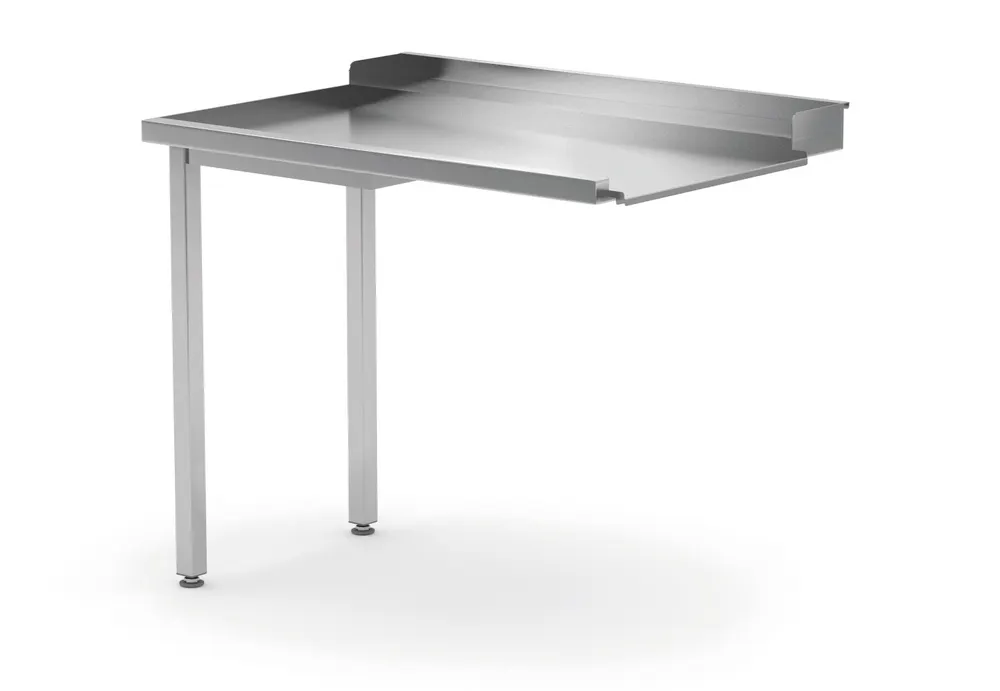 Unloading table for dishwashers, HENDI, left side, 1000x700x(H)850mm
