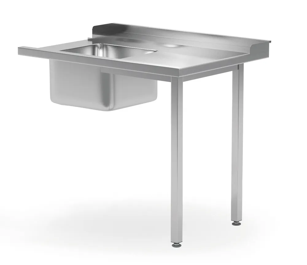 Loading table with sink for dishwasher, HENDI, right side, 1200x700x(H)850mm