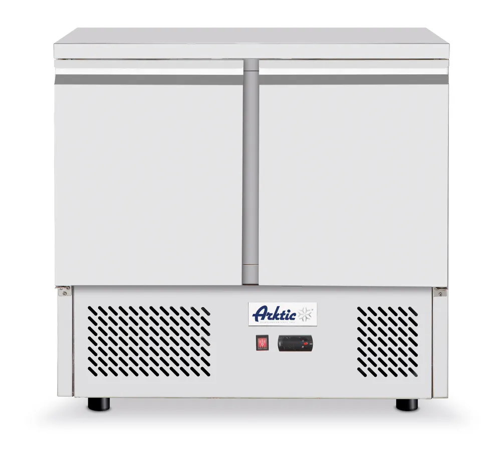 Refrigerated counter, 2 doors, Arktic, Without backsplash, 169L, 230V/220W, 700x900x(H)890mm