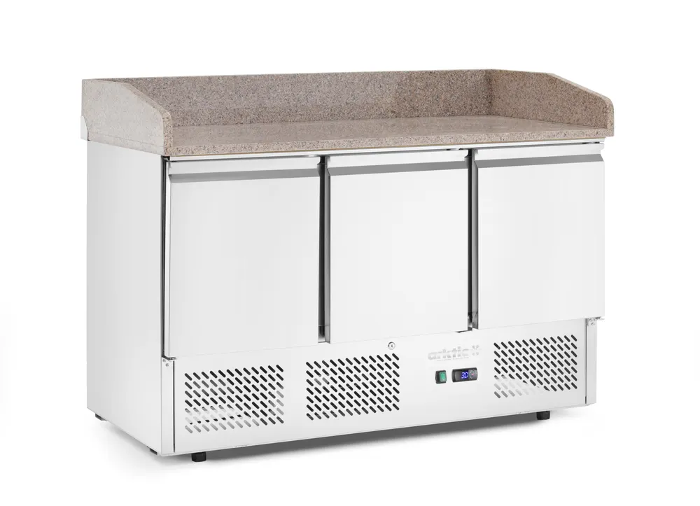 Vis Pizza cooling counter, 3 doors, Arktic, 254L, 230V/400W, 700x1400x(H)943mm, bilde 2