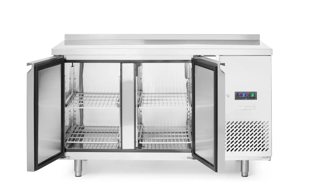 Vis Refrigerated counter, double-door, Arktic, Profi Line, With backsplash, 215L, 230V/250W, 700x1350x(H)839mm, bilde 3