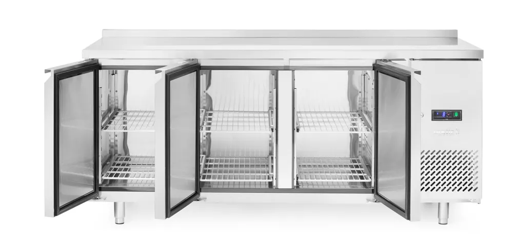 Vis Refrigerated counter, 3 doors, Arktic, Profi Line, With backsplash, 334L, 230V/400W, 700x1795x(H)839mm, bilde 3
