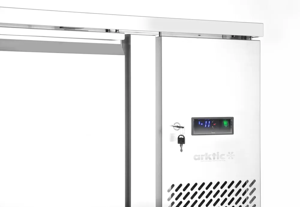 Vis Refrigerated counter, 3 doors, Arktic, Profi Line, With backsplash, 334L, 230V/400W, 700x1795x(H)839mm, bilde 5