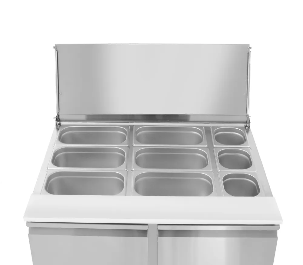 Vis Two door salad counter 300L, Arktic, 169L, 230V/310W, 700x915x(H)875mm, bilde 3