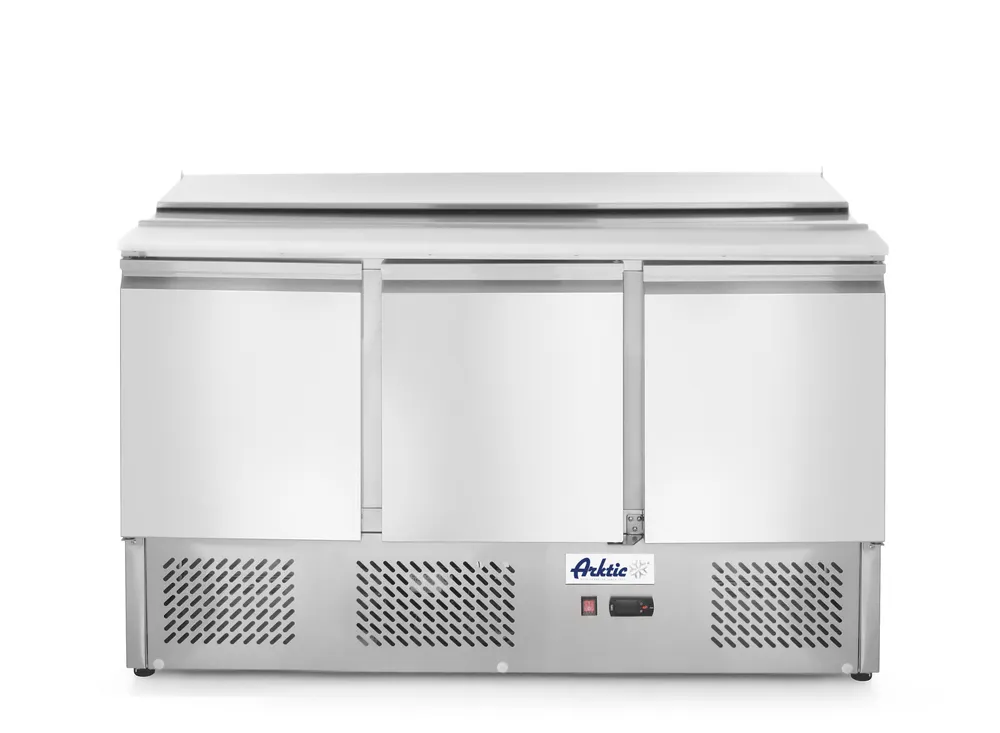 Three door salad counter 380L, Arktic, 253L, 230V/310W, 700x1380x(H)868mm