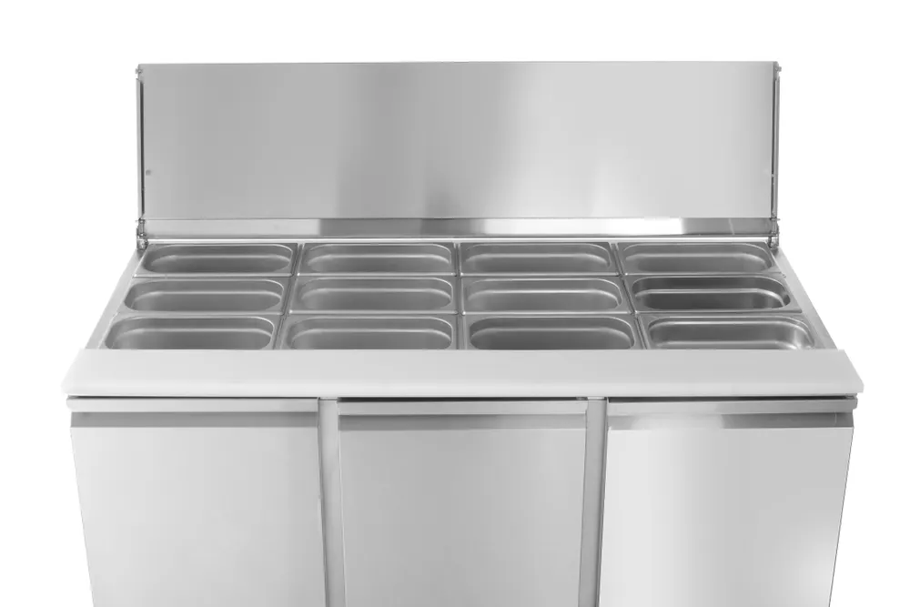 Vis Three door salad counter 380L, Arktic, 253L, 230V/310W, 700x1380x(H)868mm, bilde 2