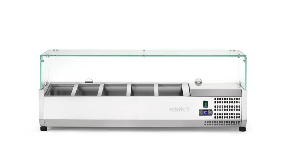 Vis Refrigerated countertop server GN 1/4, Arktic, 5x GN 1/4, GN 1/4, 22,5L, 230V/180W, 335x1205x(H)460mm, bilde 2