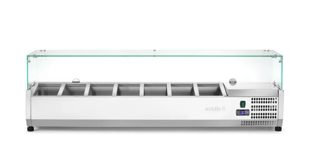 Vis Refrigerated countertop server GN 1/4, Arktic, 7x GN 1/4, GN 1/4, 31,5L, 230V/180W, 335x1505x(H)460mm, bilde 2