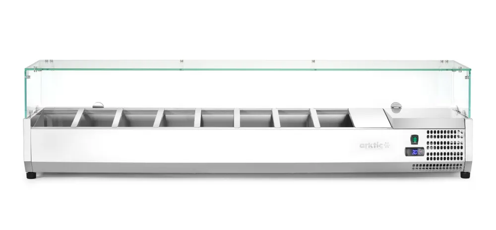 Vis Refrigerated countertop server GN 1/4, Arktic, 8x GN 1/4, GN 1/4, 36L, 230V/180W, 335x1805x(H)460mm, bilde 2