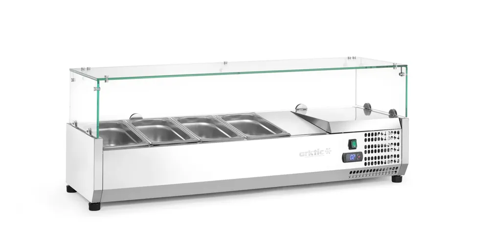 Vis Refrigerated countertop server GN 1/3, Arktic, 9x GN 1/3, GN 1/3, 54L, 230V/180W, 420x2005x(H)456mm, bilde 9